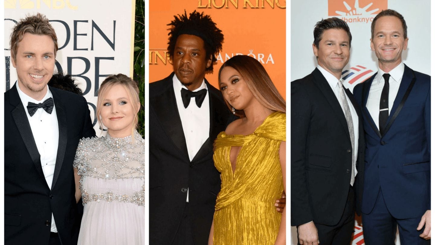 These are our favorite 25 celebrity baby names of all time Kristen Bell and Dax Shepard, Beyonce and Jay-Z, Neil Patrick Harris and David Burtka - celebrity baby names