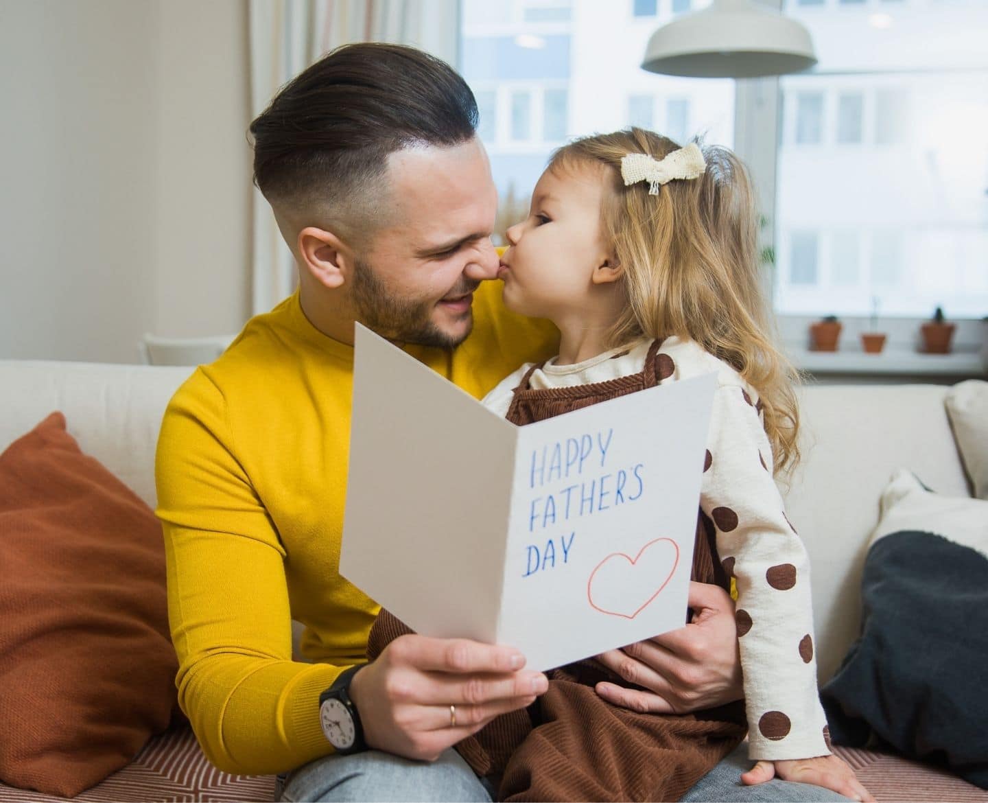 12 thoughtful (and free!) Father’s Day cards you can print at home dad and daughter reading card- free printable father's day cards