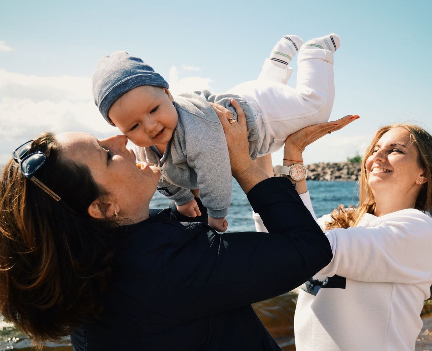 The U.S. childcare crisis led me to change my career and lean into the village around me US childcare crisis: two women playing with baby