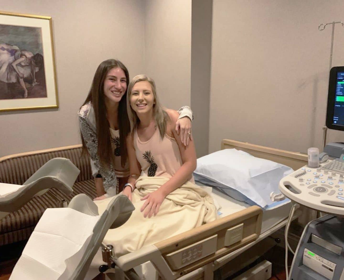 Our surrogacy journey didn’t go as planned—what we want others to know two women in hospital room- our surrogacy journey