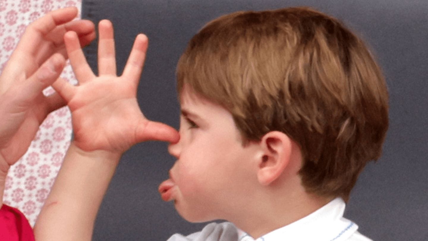 William and Kate hilariously acknowledge son Louis’ adorable weekend antics in Instagram post Prince Louis making funny faces at the Queen's Jubilee celebration