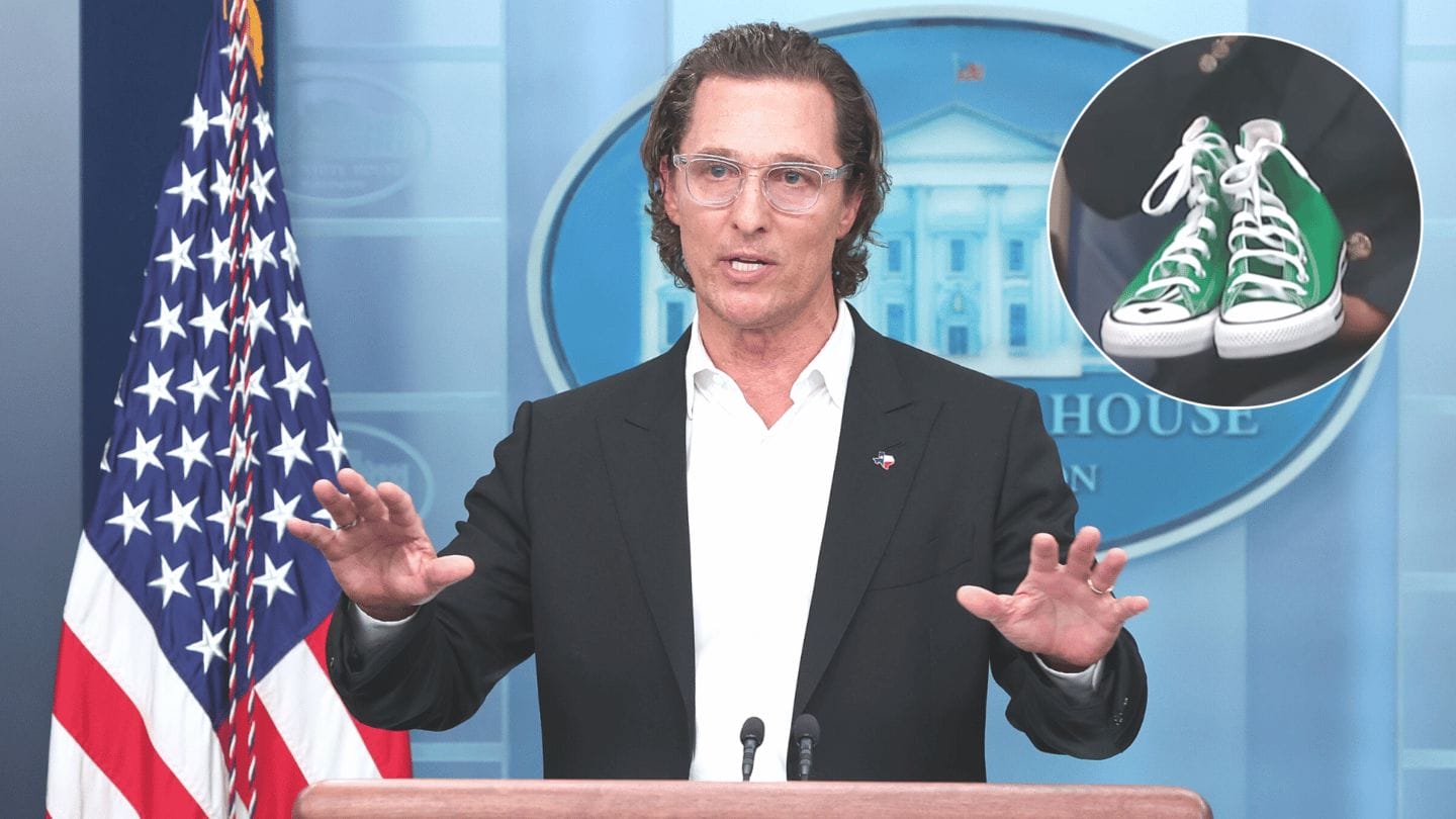 In a gut-wrenching speech, Matthew McConaughey displays Uvalde victim’s shoes Matthew McConaughey at the White House
