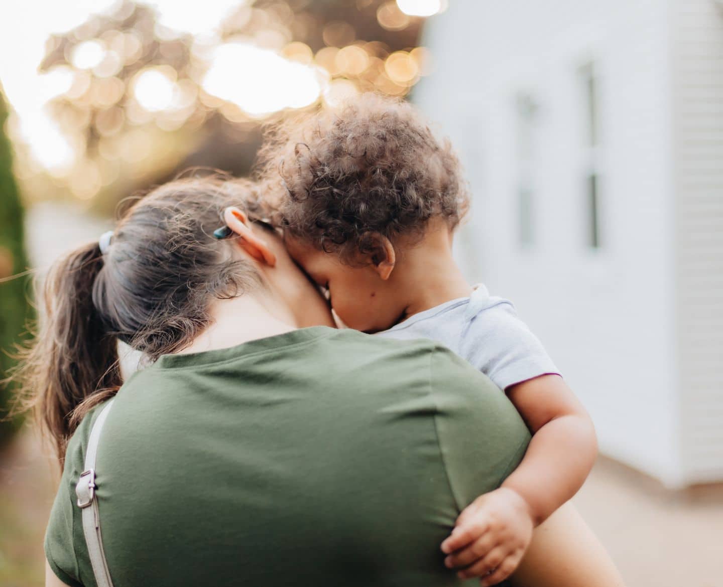 Everything I want for my child and everything I’m afraid of mother holding son