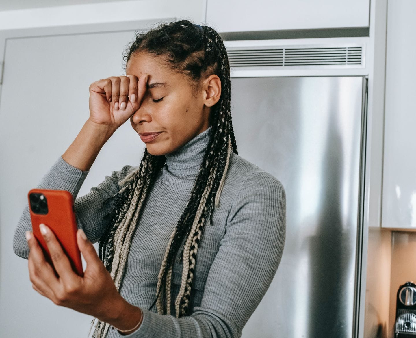 988 is the mental health version of 911, and it’s launching in July woman distressed on facetime