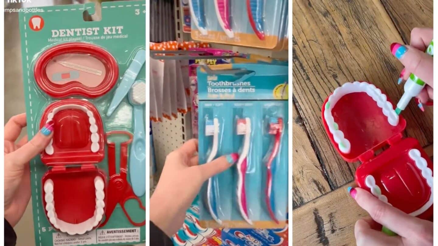This viral DIY Dollar Tree dentist kit is a must-have for kids of all ages Photos of DIY Dentist Kit for kids from Dollar Tree