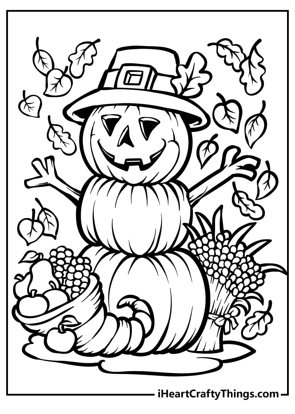 Halloween Coloring Pages 7 - Motherly