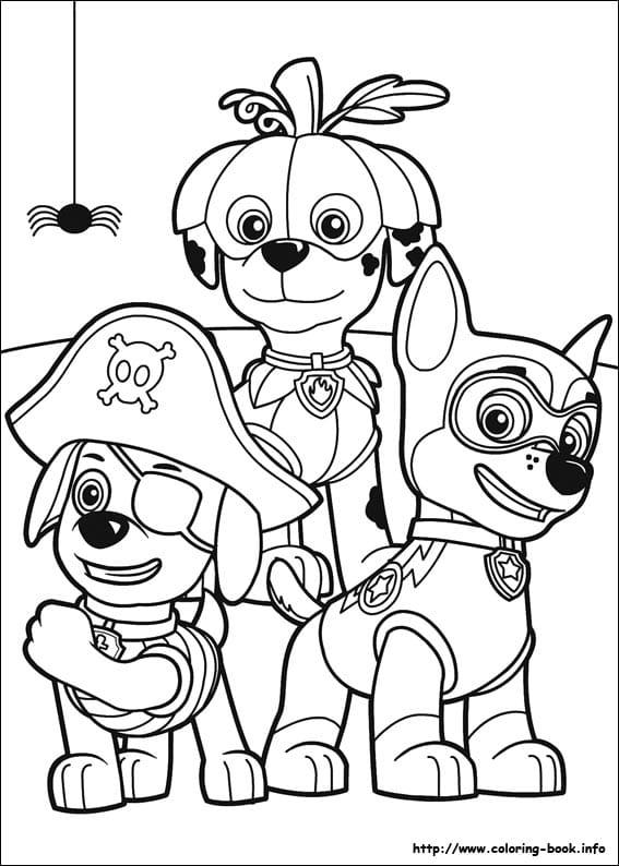pawpatrol coloring pagae - Motherly