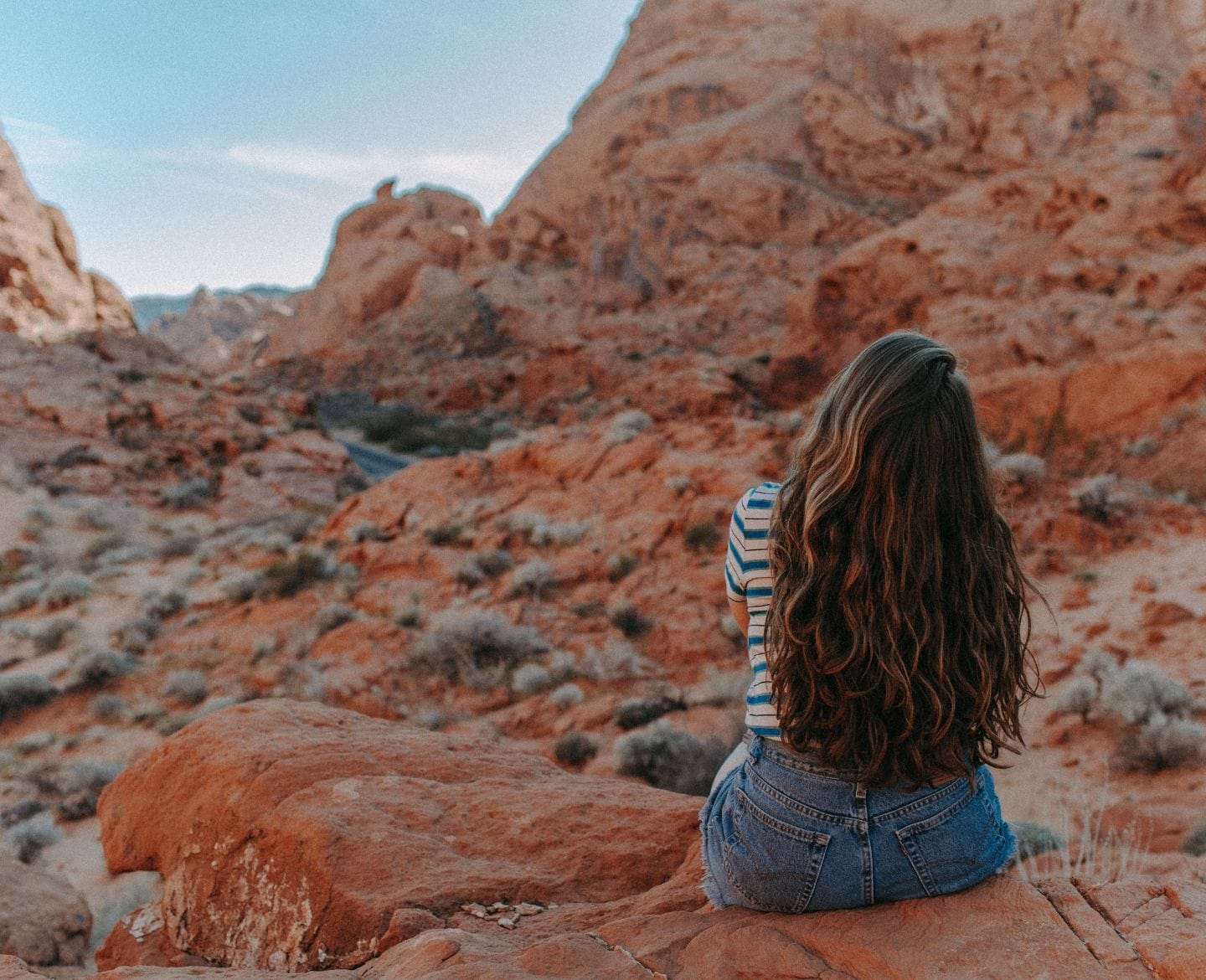 I took a solo babymoon and it made me a stronger mom-to-be woman sitting by herself in the desert