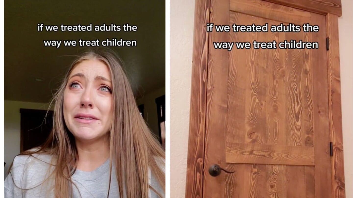 Viral TikTok shows why we HAVE to be more thoughtful in dealing with kids’ emotions woman crying- tiktok viral video