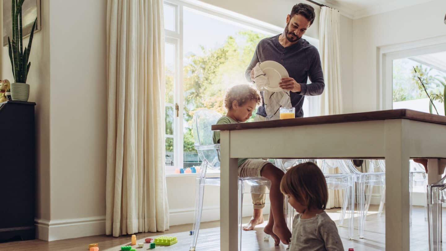 What dads do isn’t ‘help’—let’s stop calling it that Dad being an engaged parent
