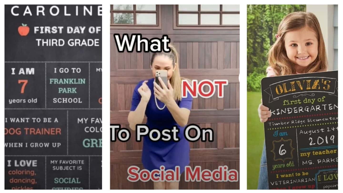 Viral TikTok reminds parents to avoid posting certain back-to-school pics for safety concerns TikTok social media concerns with back-to-school photos