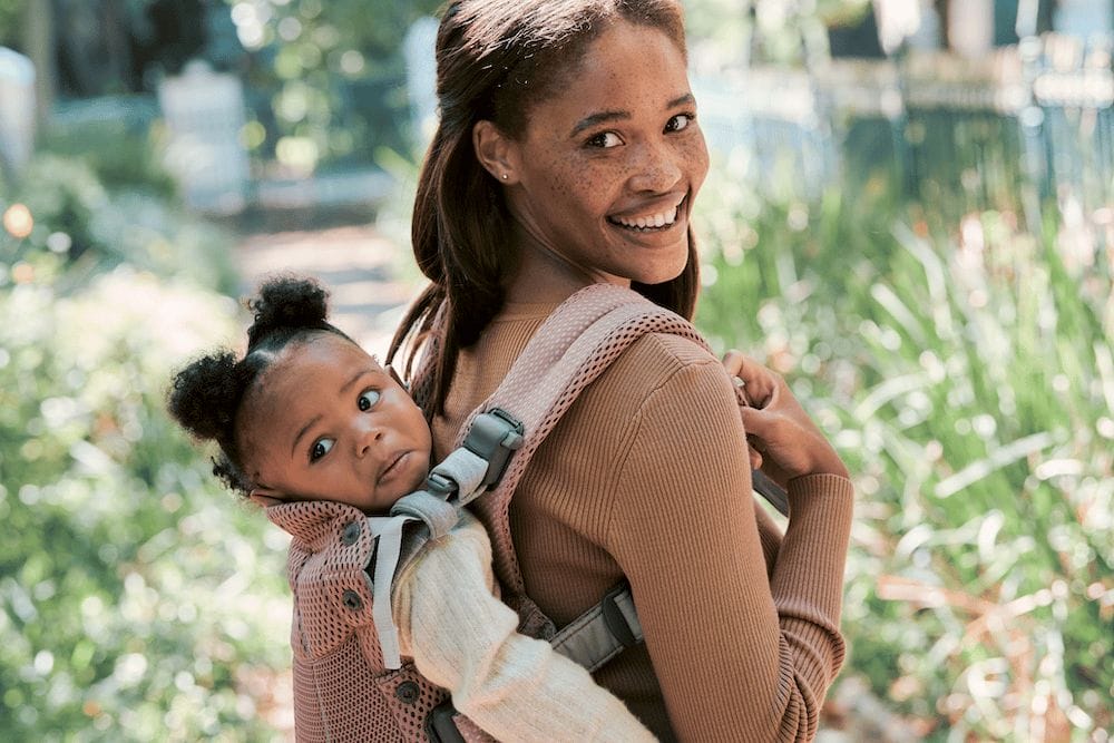Thinking about back-carrying your toddler? The Harmony makes it a no-brainer