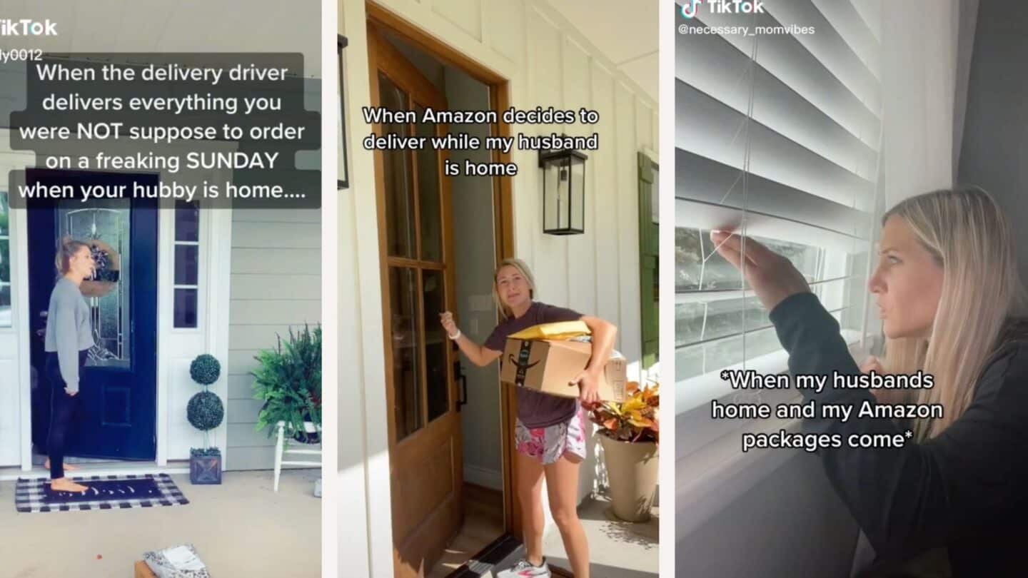 The ‘hide Amazon packages from my husband’ trend is funny and relatable, but it’s also problematic Viral TikTok trend of hiding Amazon packages from husbands