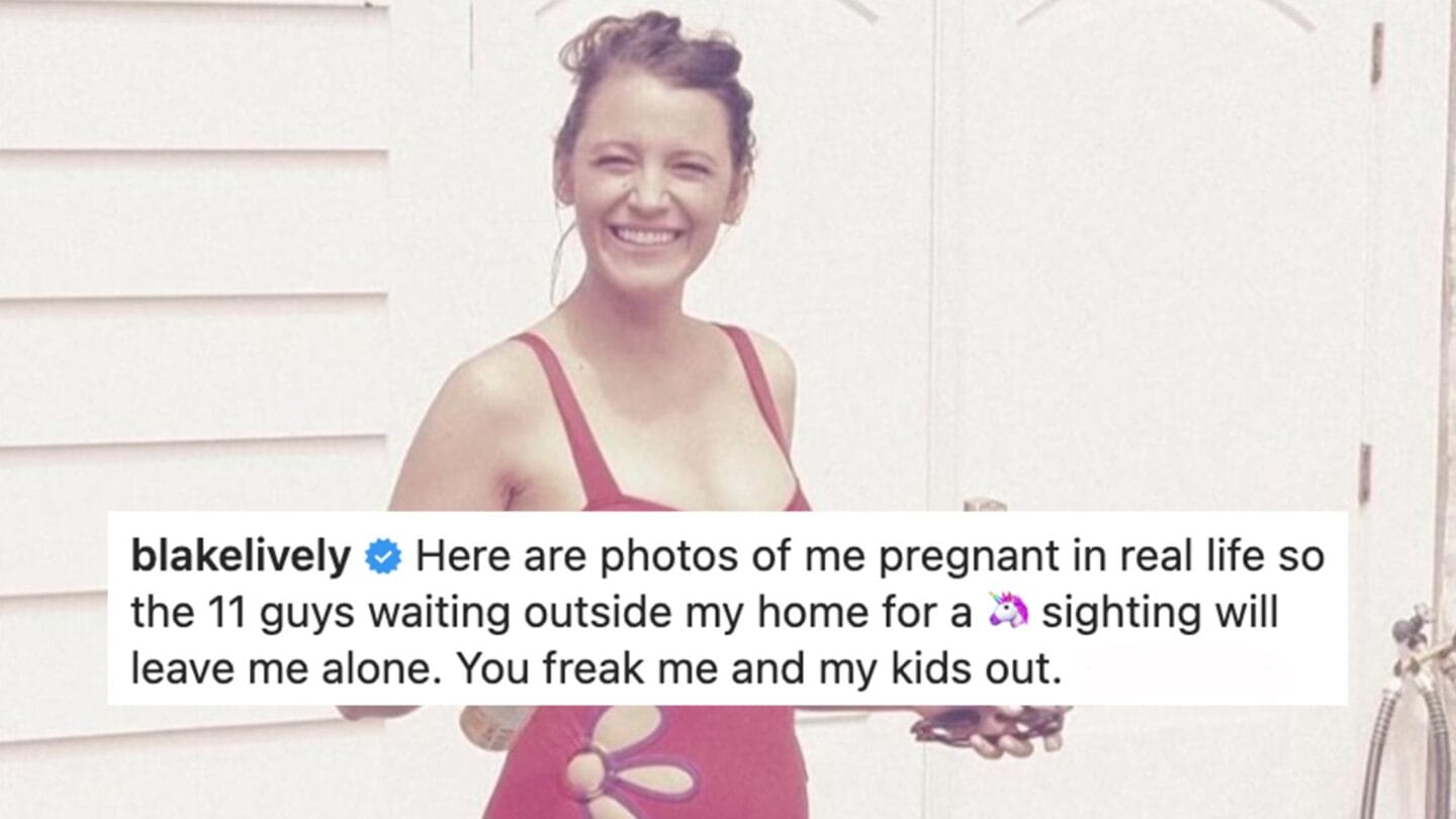 Pregnant Blake Lively slams paparazzi lurking outside her house to snap baby bump photos Blake Lively shares Instagram photos of baby bump