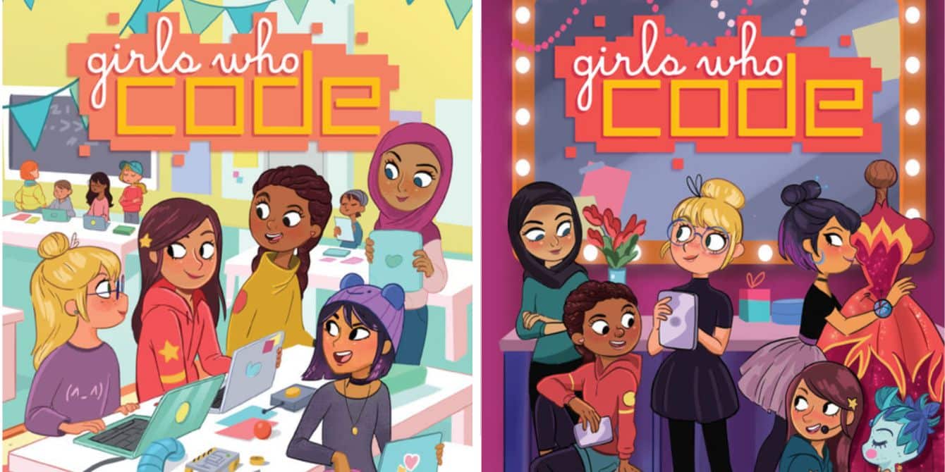 ‘Girls Who Code’ books now banned in schools thanks to conservative moms organization Girls Who Code book covers