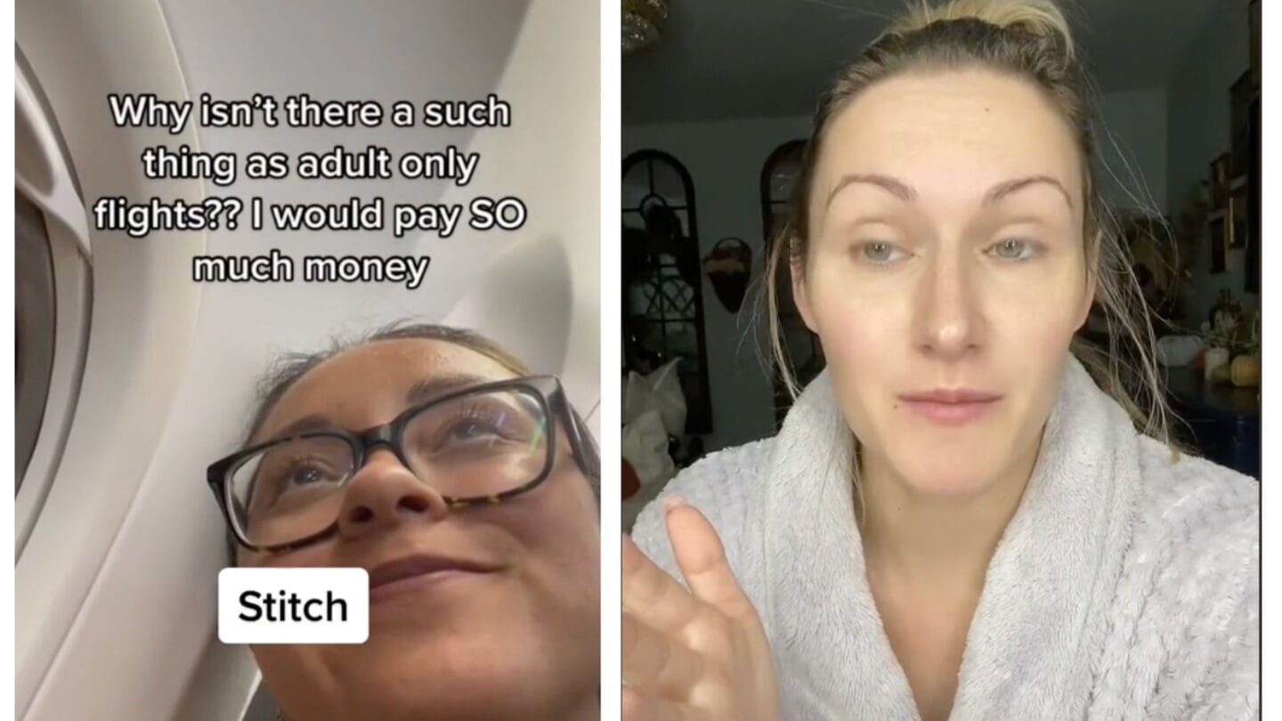 Mom’s viral TikTok is a must-watch for anyone who gets mad about crying babies on airplanes Mom's viral TikTok about flying on airplanes with kids