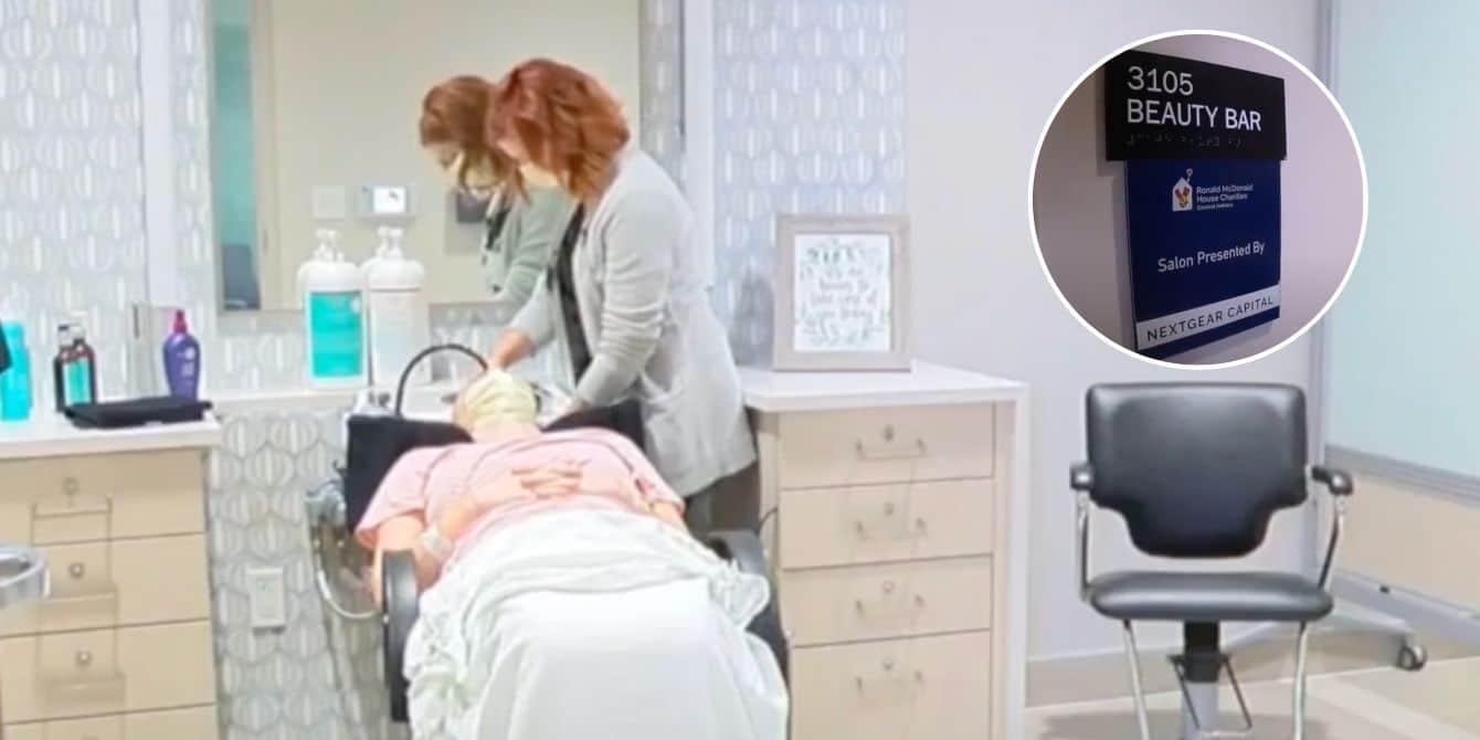 Mom opens hair salon in hospital to offer NICU parents some much-needed pampering Woman runs salon for NICU parents