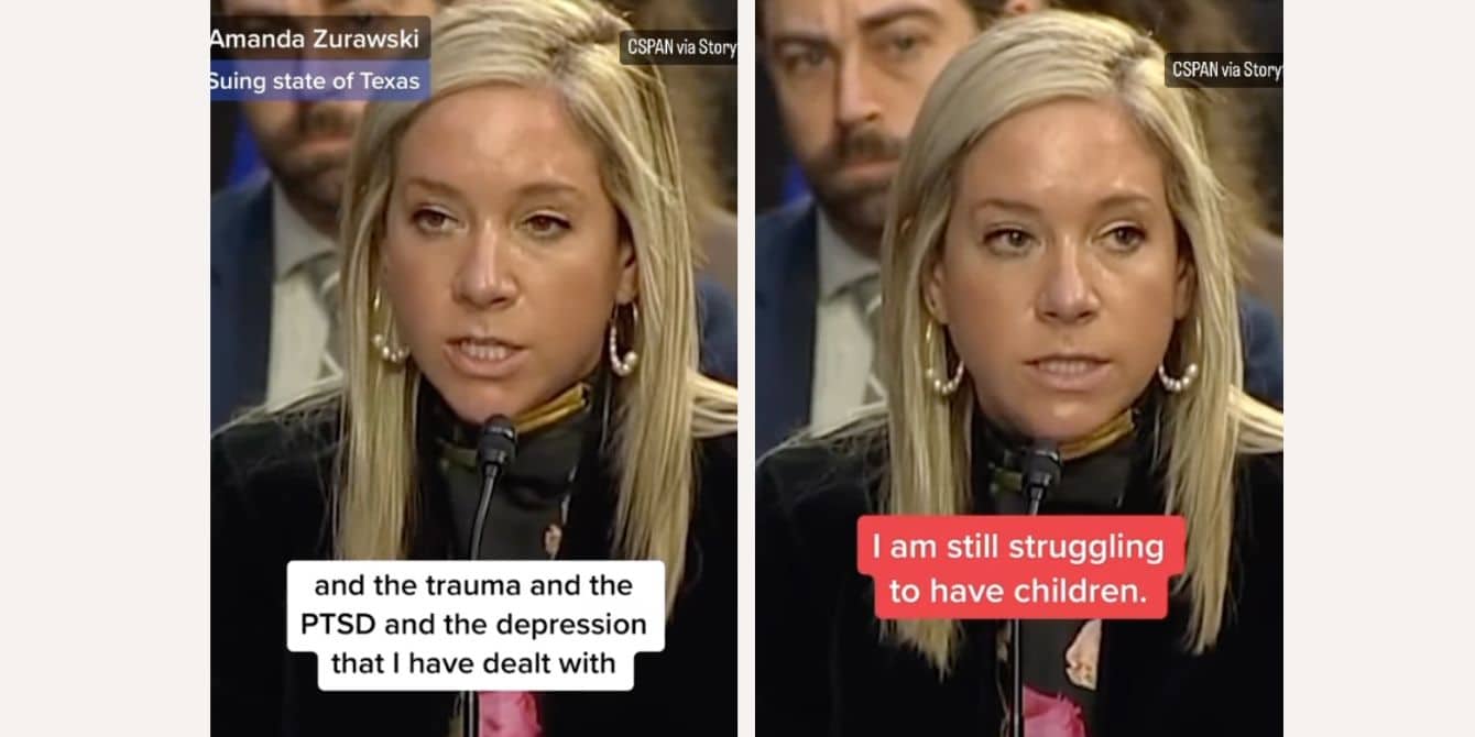 Woman denied emergency abortion blames Texas senators Cruz and Corbyn: ‘I nearly died on their watch’ Amanda Zurawski testifies against abortion ban