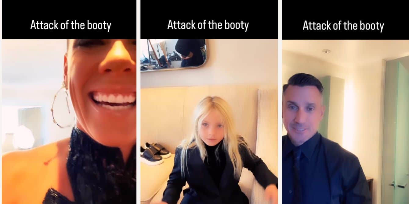 Pink reveals hilarious ‘juicy booty’ wardrobe malfunction prior to AMAs red carpet Pink describes wardrobe malfunction on Instagram