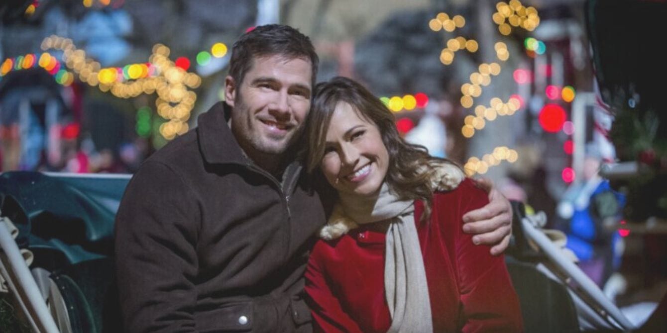 A feminist’s defense of the small-town Christmas romance Lead characters in "Christmasland" on Hallmark