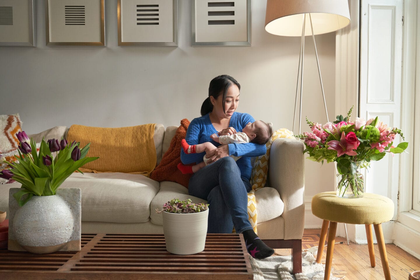 How to pick perfect, meaningful flowers to celebrate a new baby
