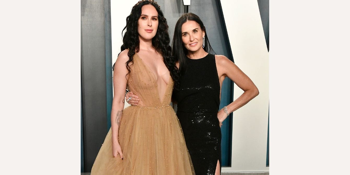 Demi Moore says she’s entering her ‘unhinged grandma era’ and we love that for her Rumer Willis and Demi Moore at Vanity Fair Oscar Party 2022