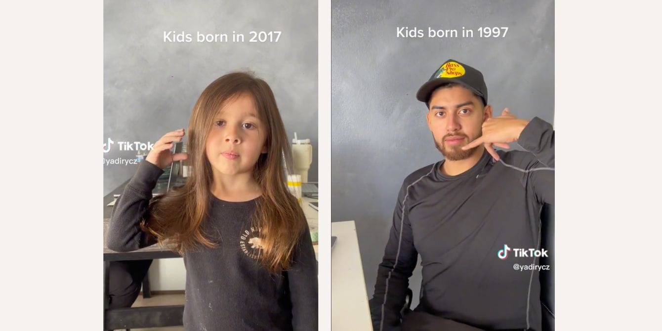 Viral TikTok shows the hilarious ways smartphones have changed everything for our kids Viral TikTok showing kids and phones