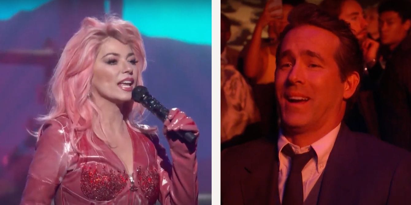 Ryan Reynolds reaction to Shania Twain using his name in her iconic song is EVERYTHING shania twain ryan reynolds- 2022 people's choice awards
