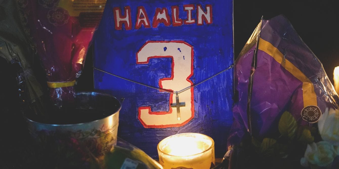 Fans raise over $6 million for Damar Hamlin’s toy drive after his critical injury on the field A vigil for Buffalo Bills player Damar Hamlin