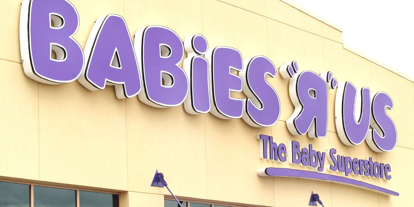 This is not a drill—Babies R Us is planning a comeback in 2023 babies r us storefront