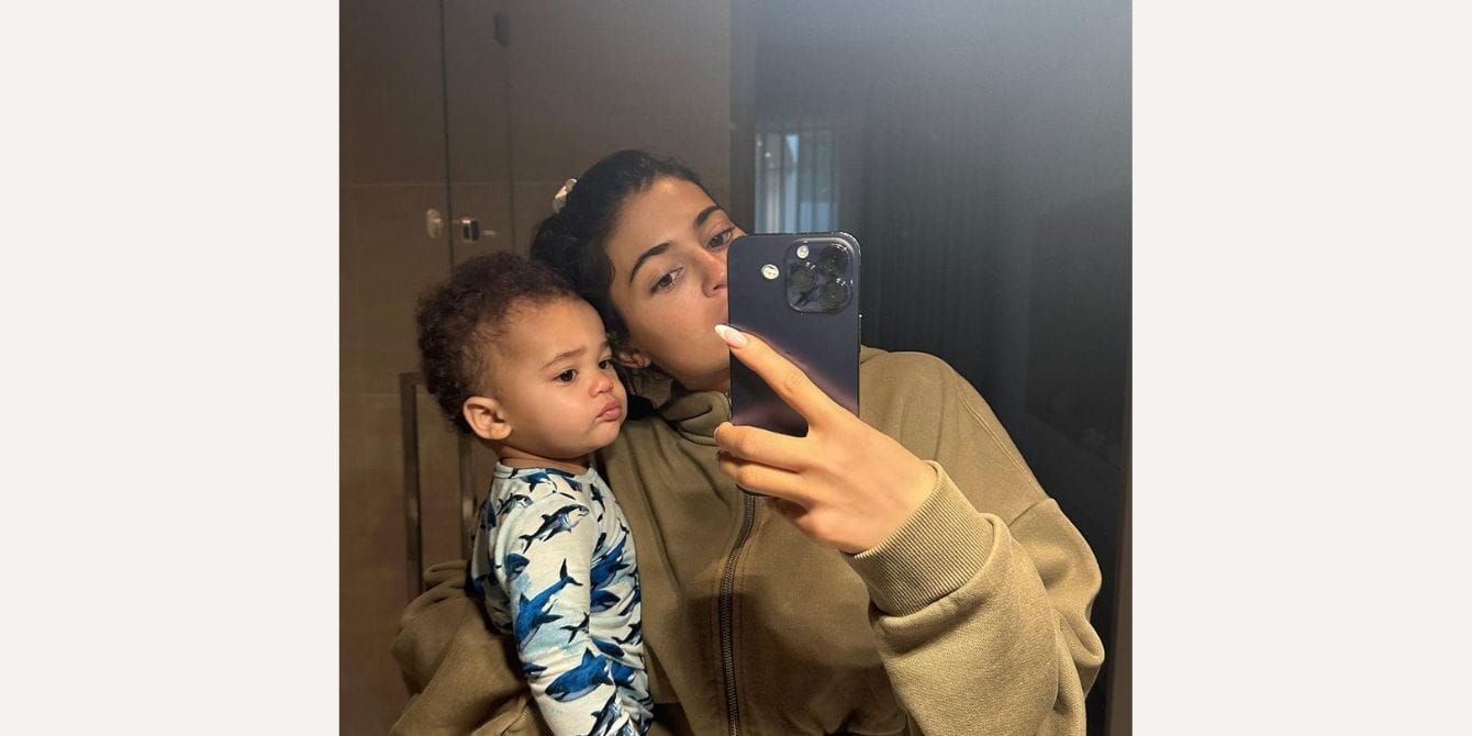 Kylie Jenner finally revealed her son’s unique name AND how to pronounce it Kylie Jenner holding her one-year-old son Aire