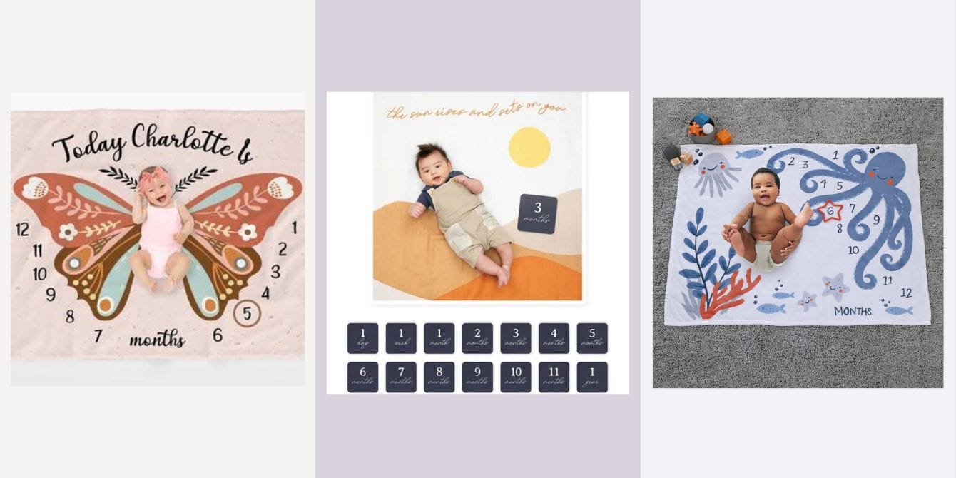 20 best baby milestone blankets to track the first year of your child’s life Motherly's top picks for the best Baby Milestone Blankets