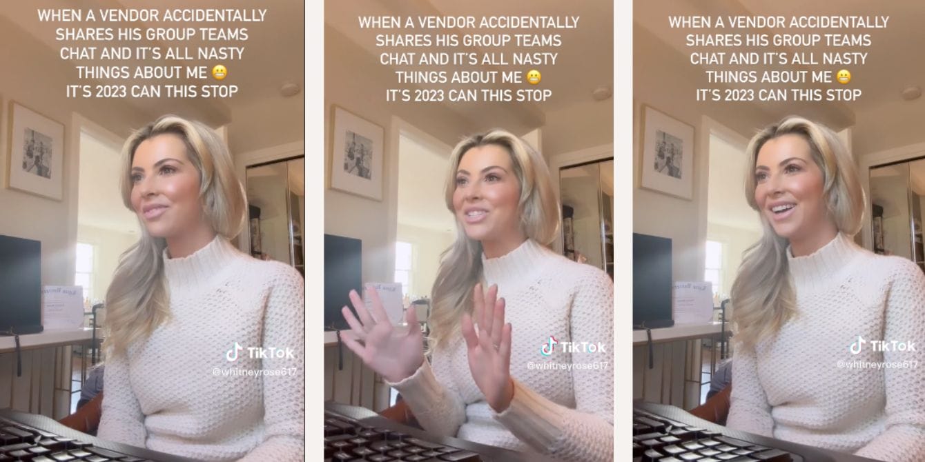 Woman calls out male colleagues for disrespectful ‘locker room talk’ in viral TikTok tiktok photo collage- woman calls out male colleagues