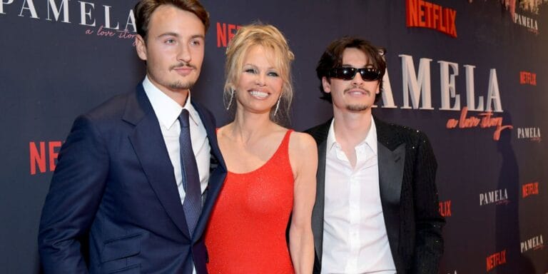 Watching Pamela Anderson finally thrive is truly beautiful—but society still owes her an apology Pamela Anderson on the Netflix red carpet with her two sons