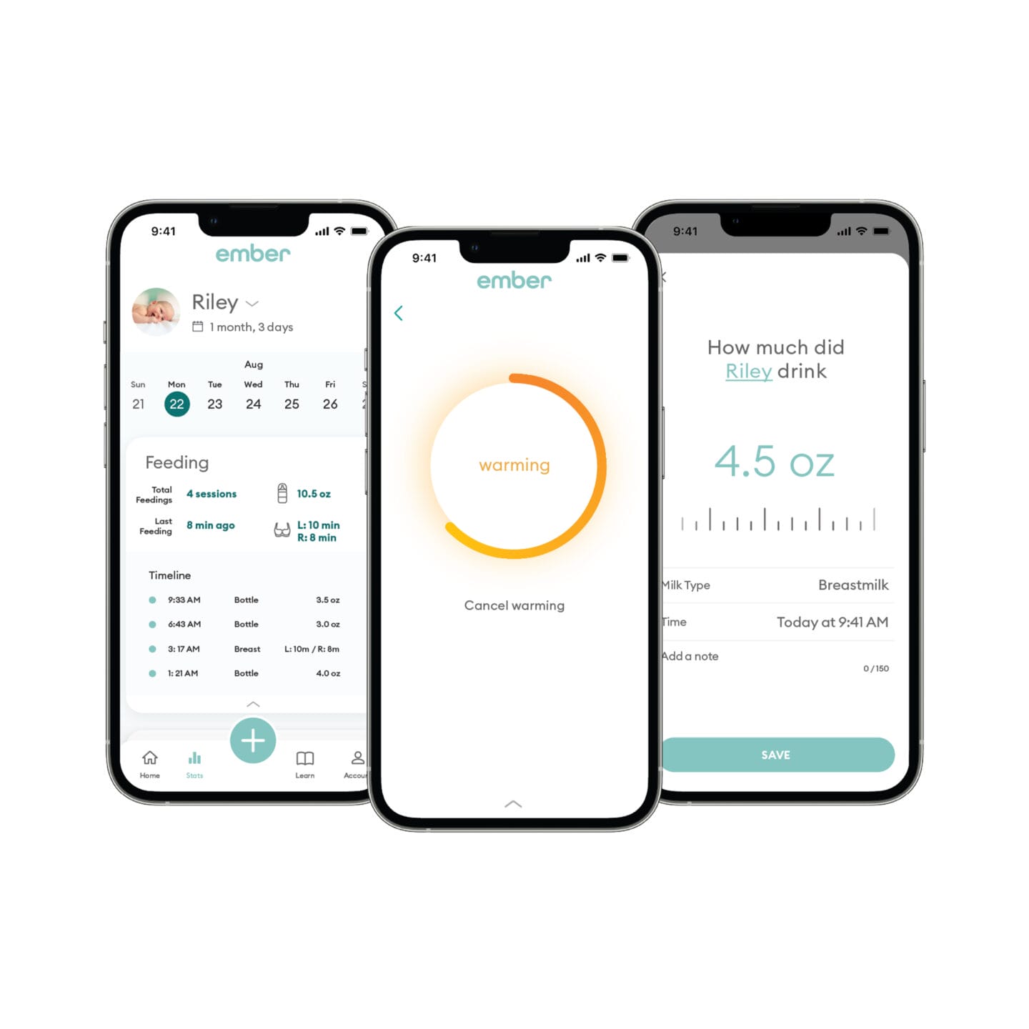 Ember Baby Bottle System App - Motherly