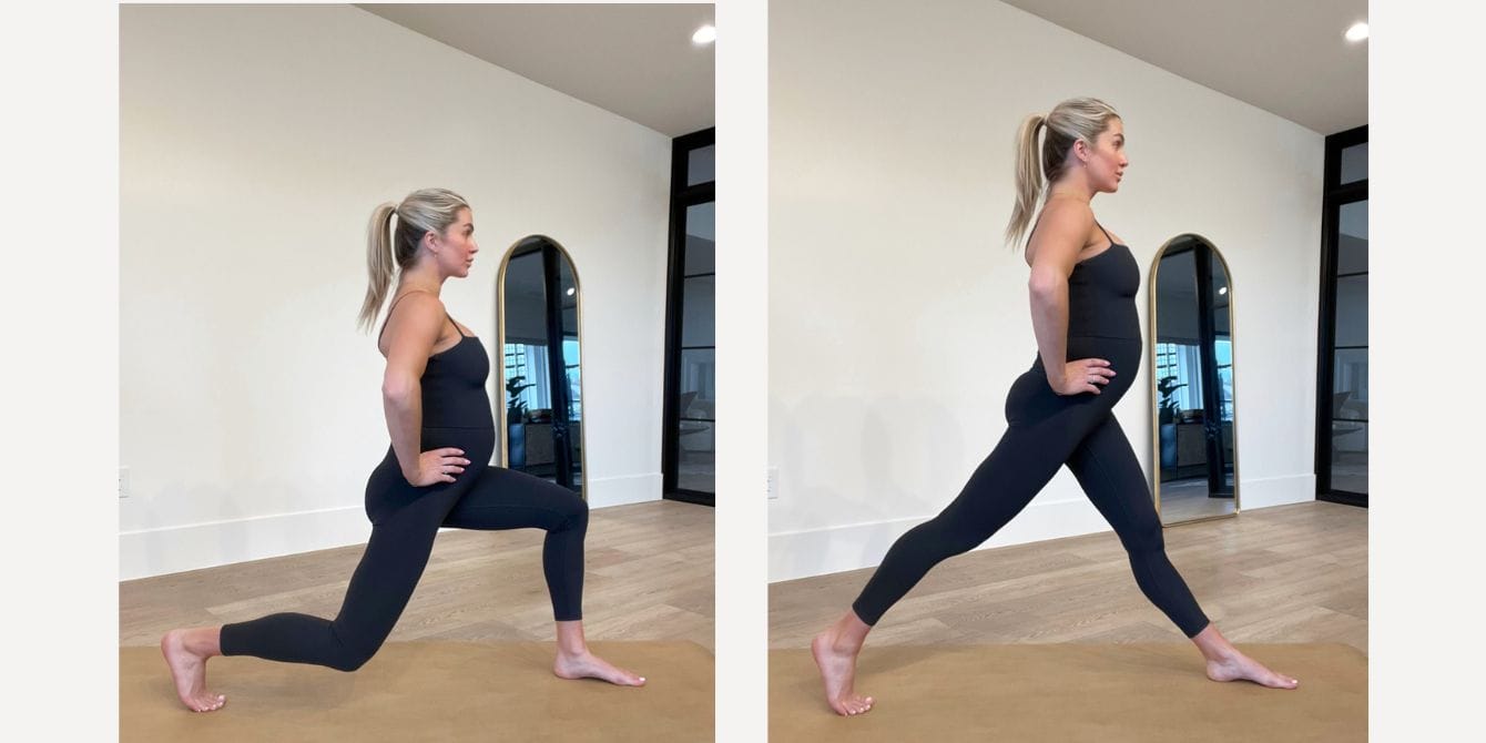 Are ab workouts safe during pregnancy? Lindsay Arnold shows ab workout while pregnant - shows are ab workouts safe during pregnancy