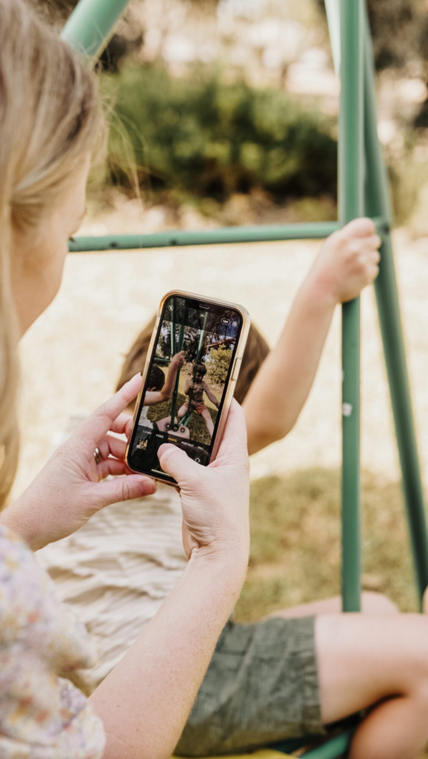 taking photo with gridlines - Motherly