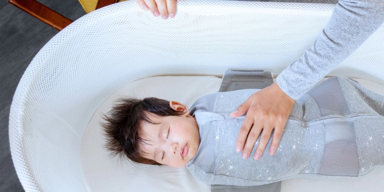 SNOO gets FDA approval for keeping sleeping babies on their backs baby sleeping in SNOO - SNOO FDA approval
