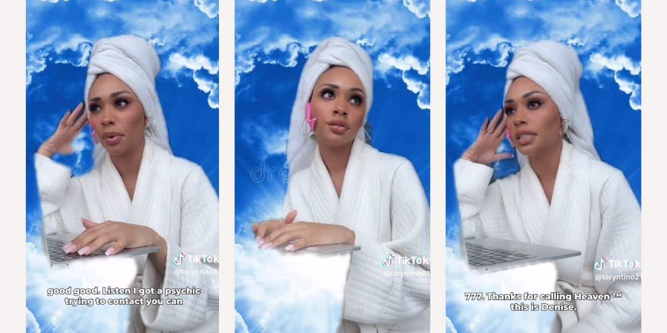 Everyone’s loving the ‘Heaven’s Receptionist’ videos on TikTok, and it’s easy to see why Viral TikTok heaven receptionist