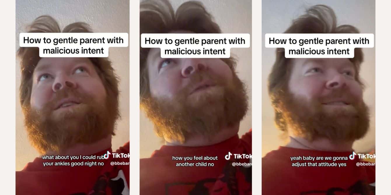 This dad’s version of ‘gentle parenting’ is all about making his kids cringe—and it’s hilarious Dad on TikTok jokes about gentle parenting