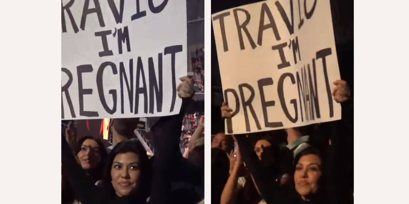 Kourtney Kardashian announces she’s pregnant at Travis Barker’s concert Kourtney Kardashian announces pregnancy