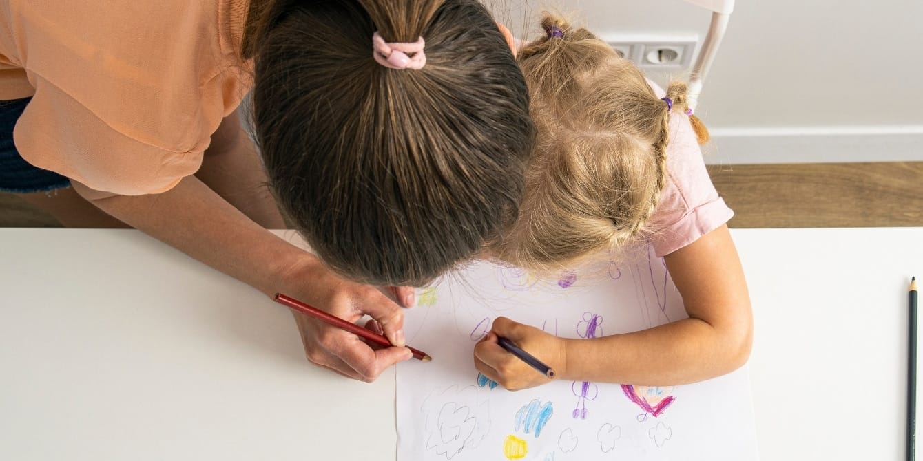 8 homemade toys that will entertain your child and encourage cognitive growth girl and her home drawing- homemade toys