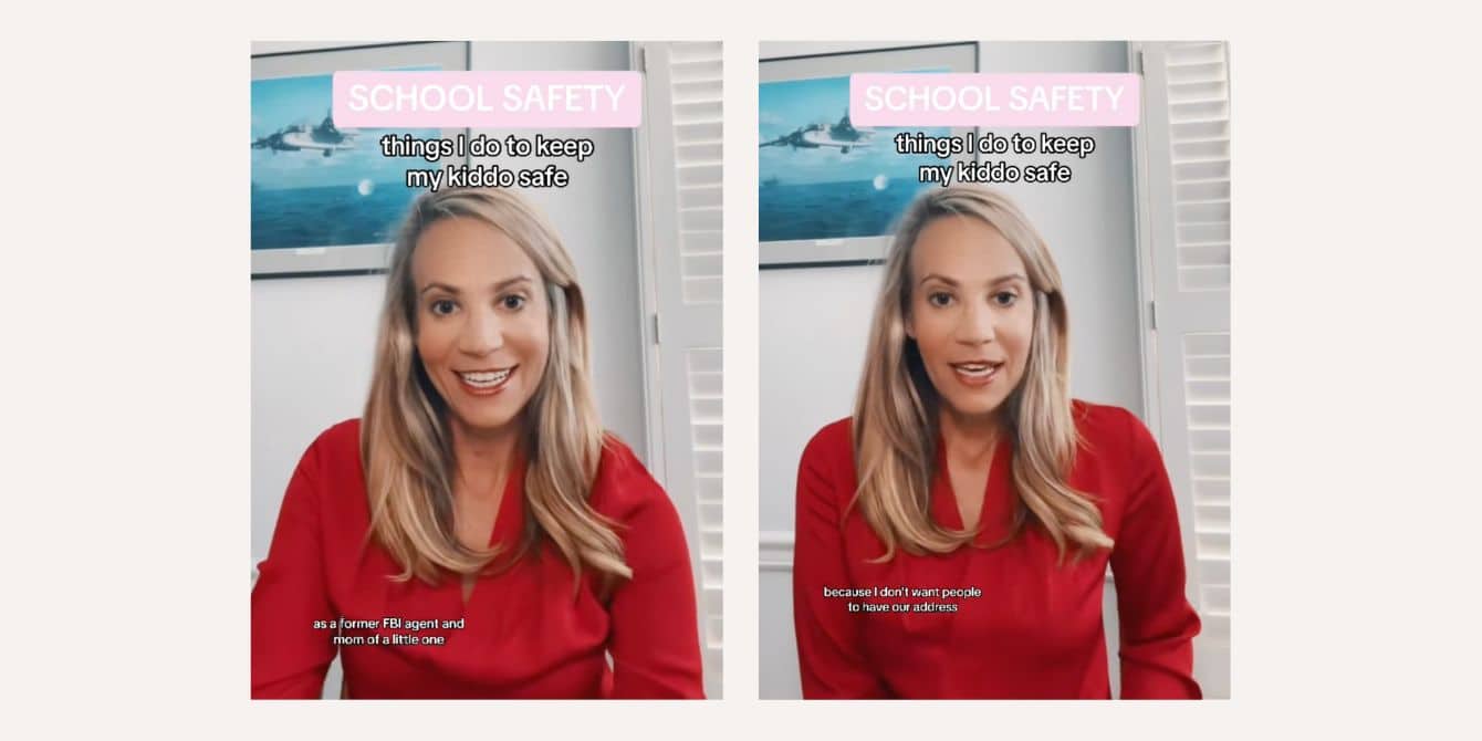 Here’s what a former FBI mom says about backpacks with your kid’s name on them Former FBI agent mom shares school safety tips on TikTok