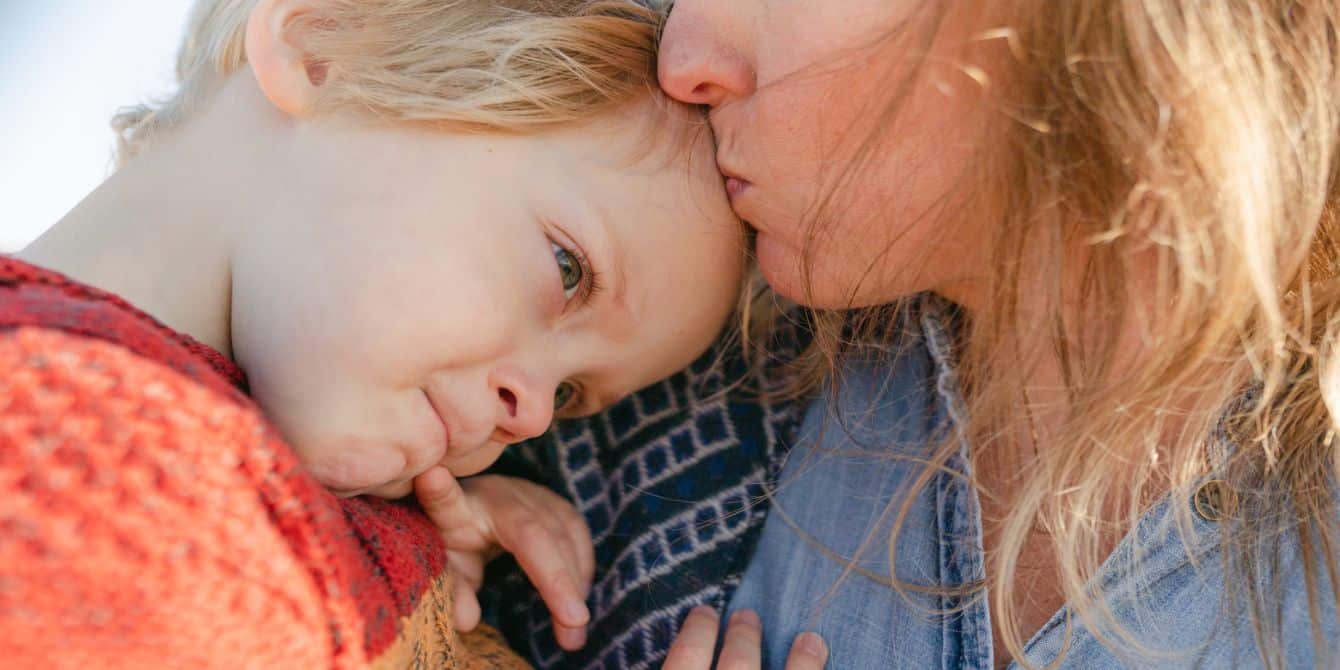 5 smart steps for parenting neurodivergent kids mom comforting sad child - parenting neurodivergent kids