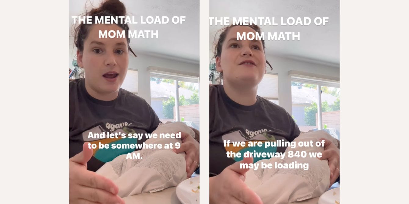 This description of ‘mom math’ shows it takes a miracle for moms to ever leave the house Mom describes the mental load of 'mom math'