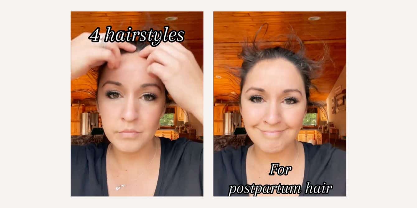 Mom shares hilarious ways to ‘style’ postpartum hair, and it’s everything Mom shares funny TikTok hairstyles for postpartum hair