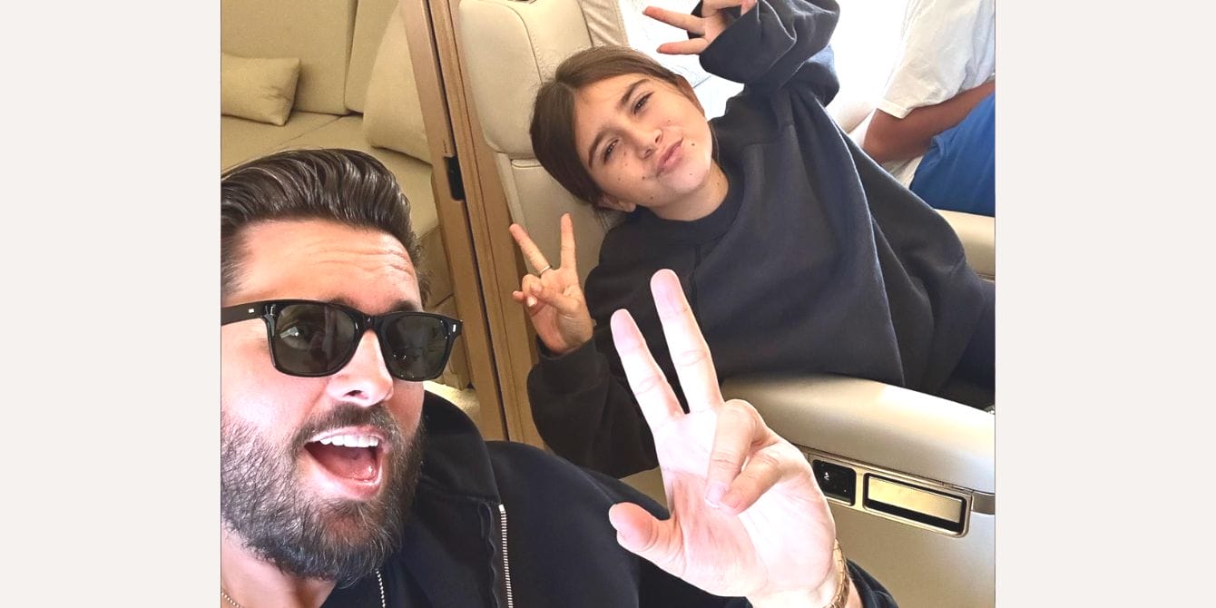 Penelope Disick hilariously roasts dad Scott for dating younger women Penelope and Scott Disick