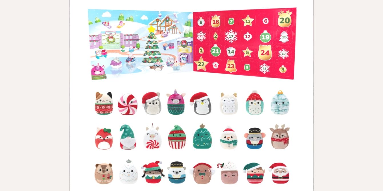 Squishmallows has an Advent calendar so run (don’t walk) to get one Squishmallows advent calendar