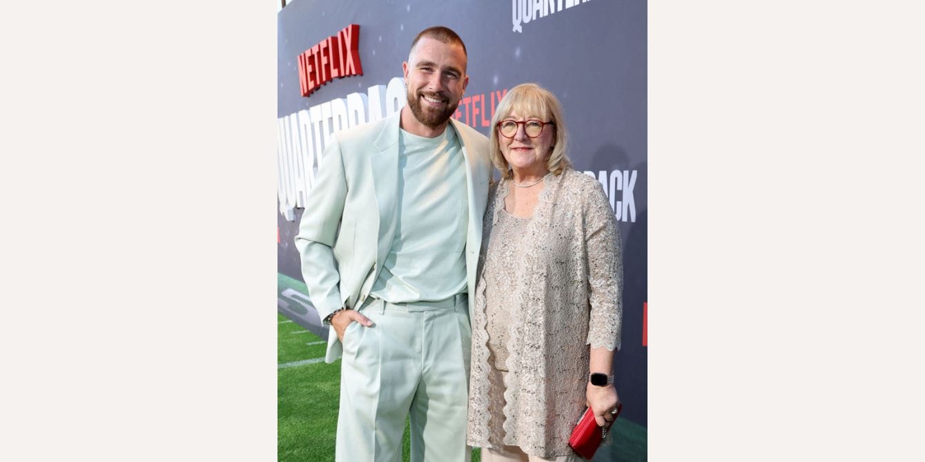 Travis Kelce says his mom tried to keep him from getting lost as a kid—with a leash Travis and Donna Kelce
