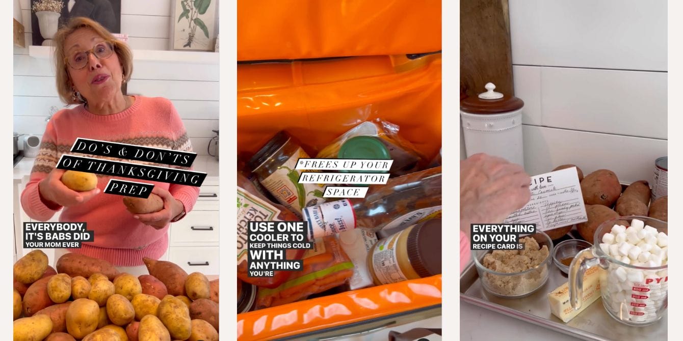 ‘Everyone’s favorite grandma’ Babs is sharing Thanksgiving prep secrets babs thanksgiving prep secrets